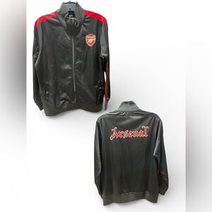 Arsenal Black Jacket with Red Accents